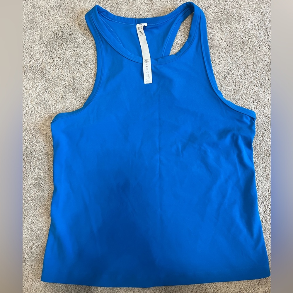 lululemon Align Blue Waist-Length Racerback Tank Top